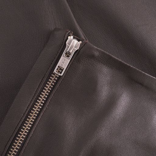 Depeche Aya Leather Leggings, Chocolate, 40