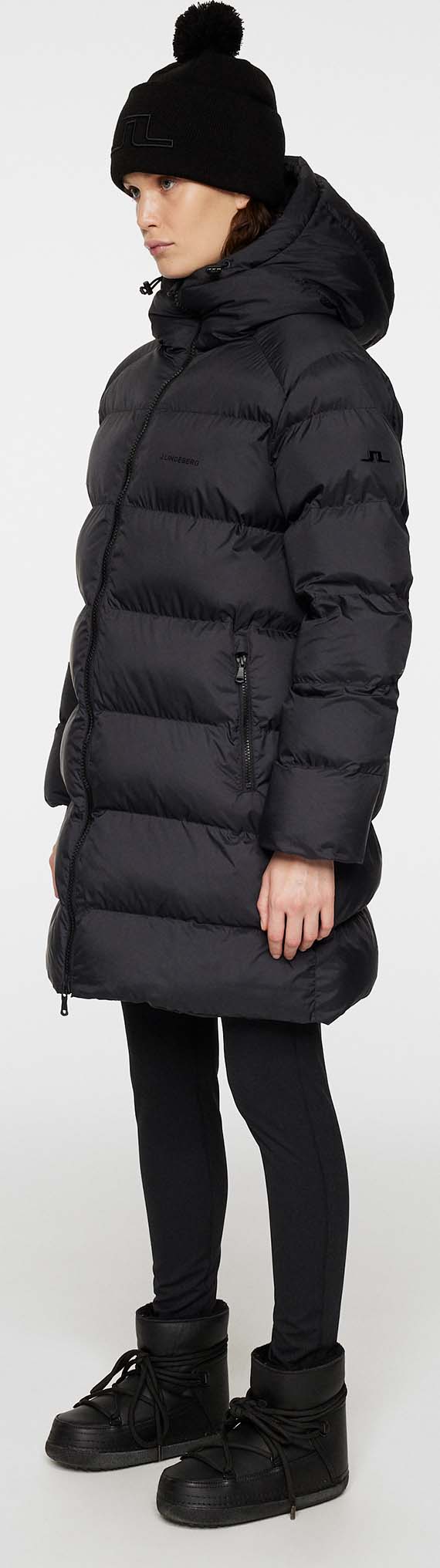 Baryl Padded Parka Dame Black