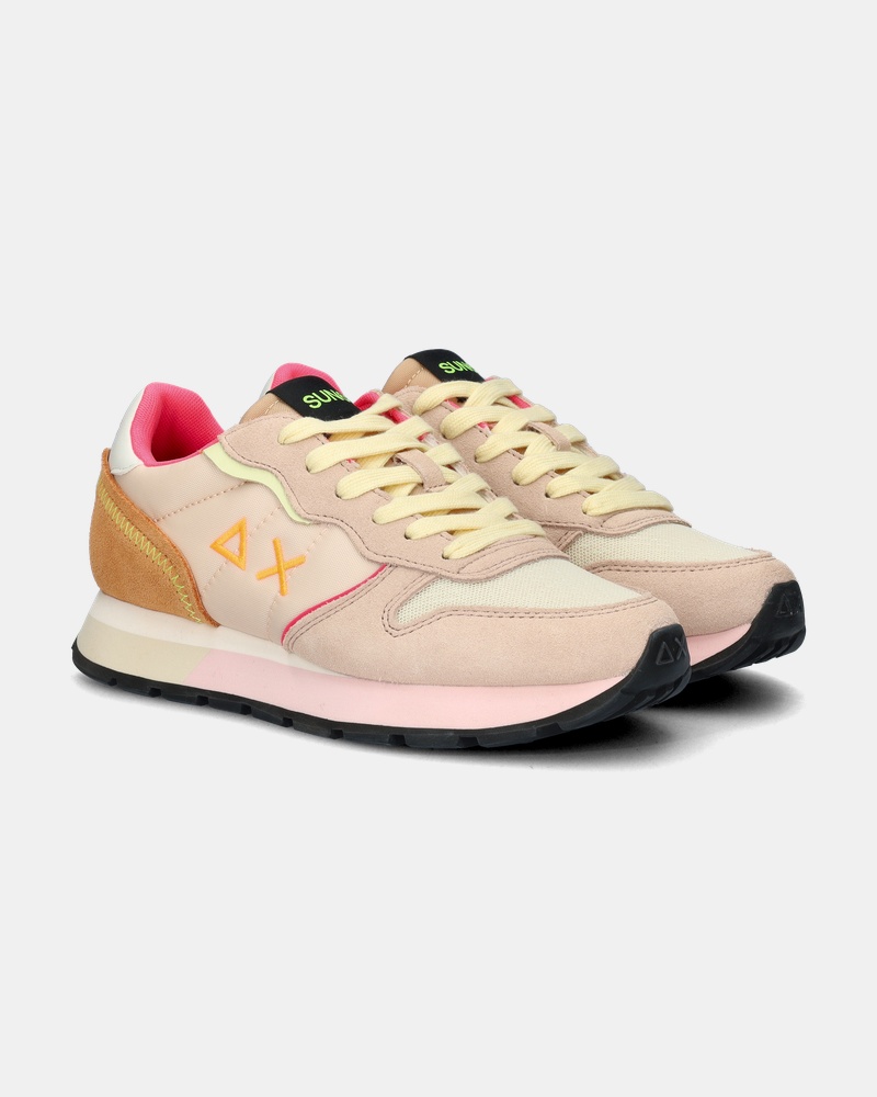 Sun 68 Ally Color explosion Lage sneakers  - roze