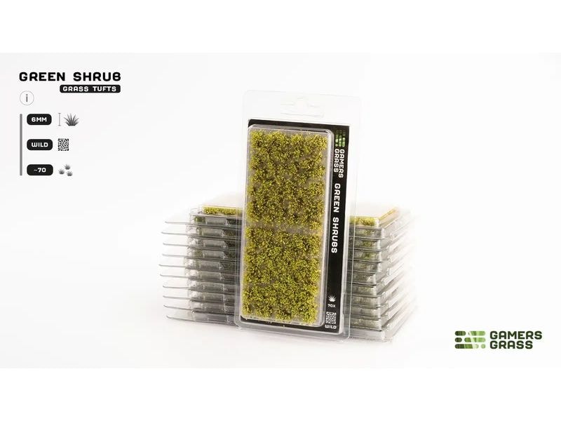 GamersGrass Tufts Wild Green Shrub Hochwertige Tufts für den Gelände- und Miniaturenbau