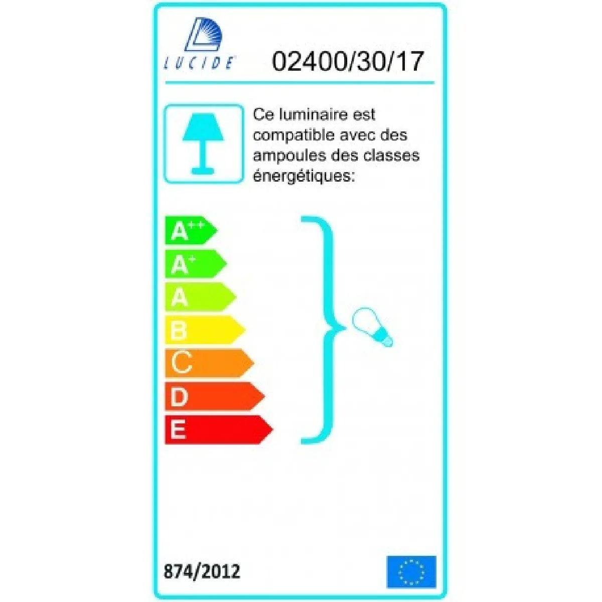 Lucide Suspension Vinti - Cuivre
