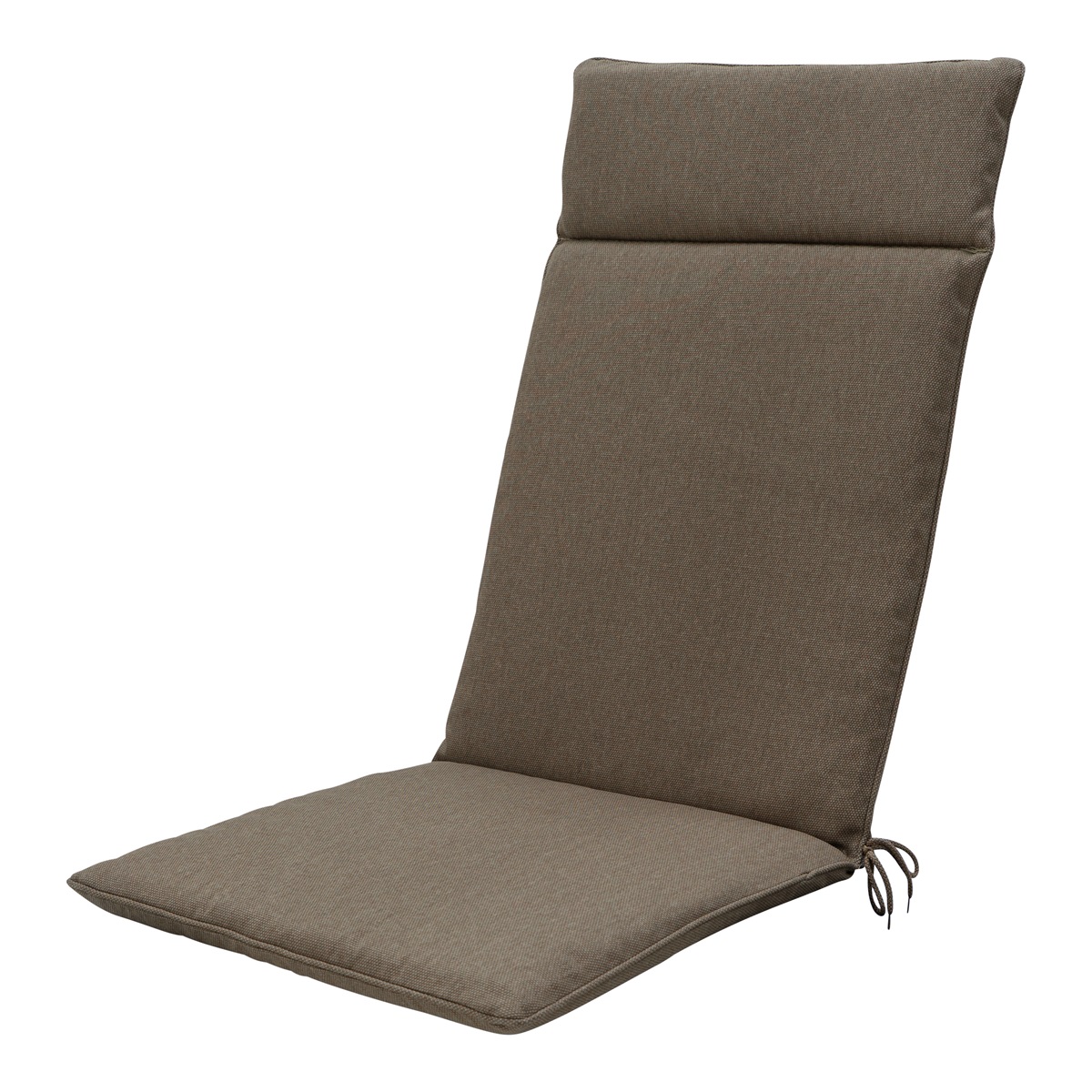 Madison Taupe canvas eco+ Tuinstoelkussen - Set van 4