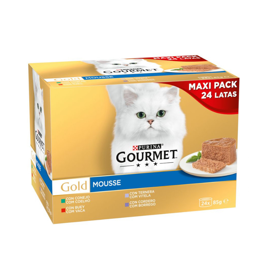 Mousse Gourmet Dourada - Vários Sabores - Pacote com Vários Produtos