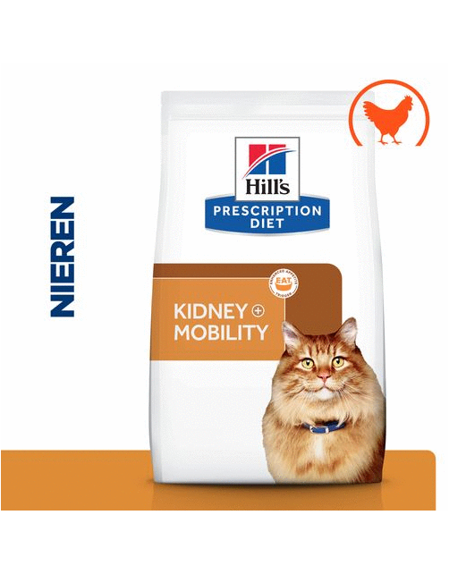 Hill's Prescription Diet K\/D + Mobility - Kidney + Joint Care Zak Kip - Kattenvoer