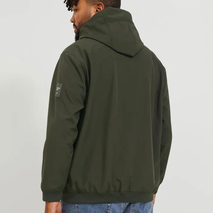 Jack & Jones Basic Hooded Softshell Jas Heren (plussize)