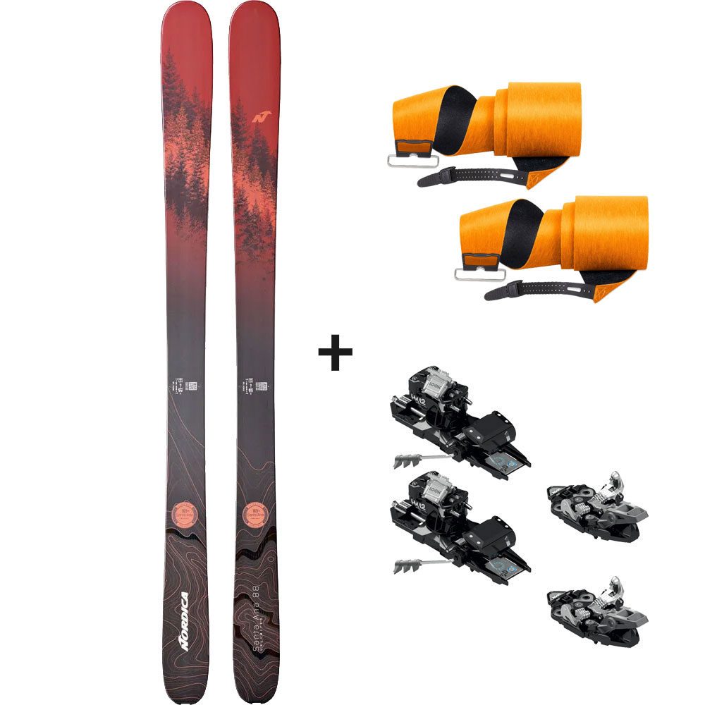 Nordica Santa Ana 88 Unlimited 23/24 Tourenski Komplettset Damen & Look Bindung & Fell