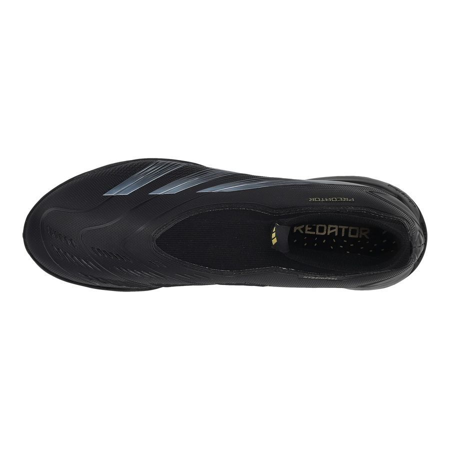 adidas Predator League Laceless TF Dark Spark - Noir/Gris/Doré