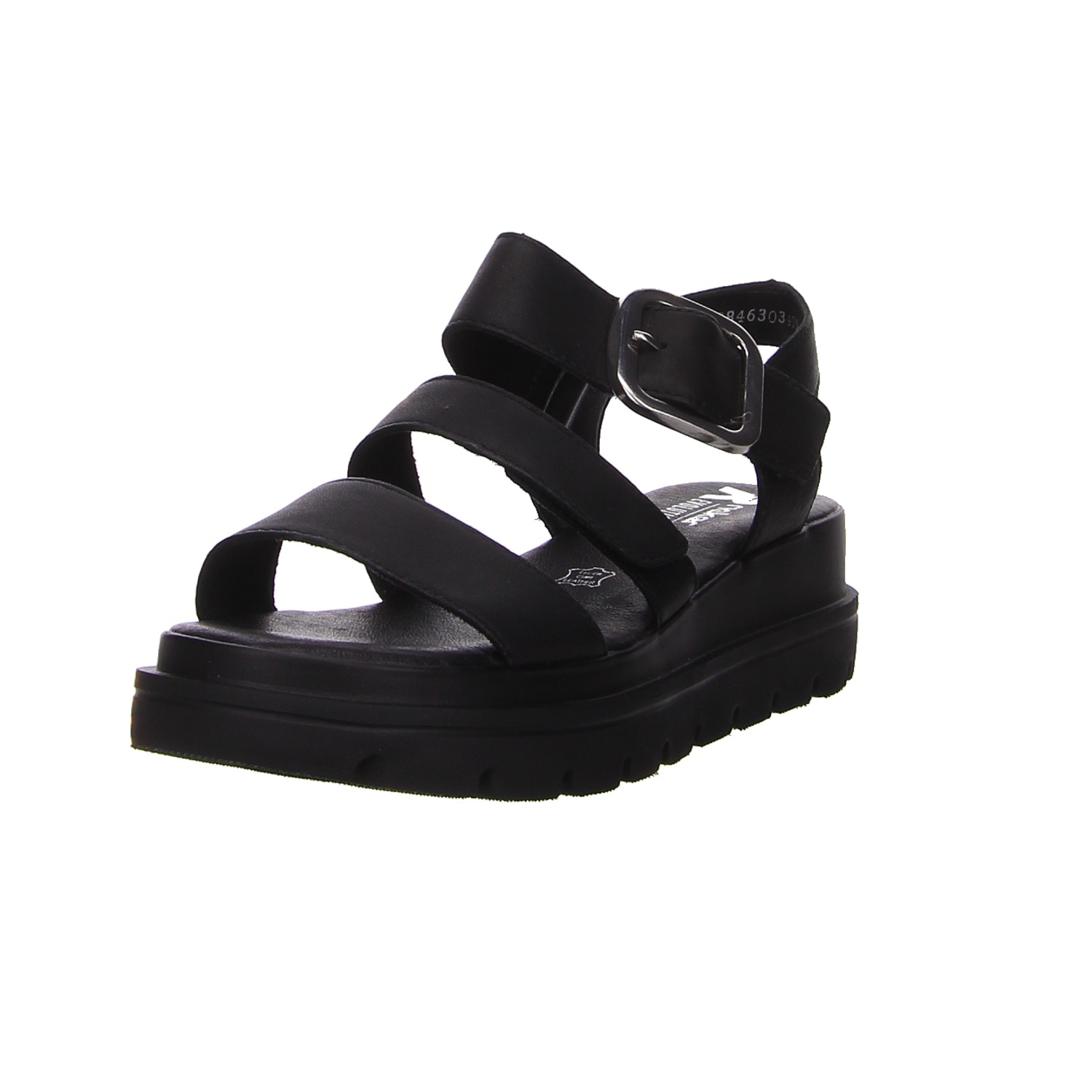 Rieker Damen Sandalette schwarz