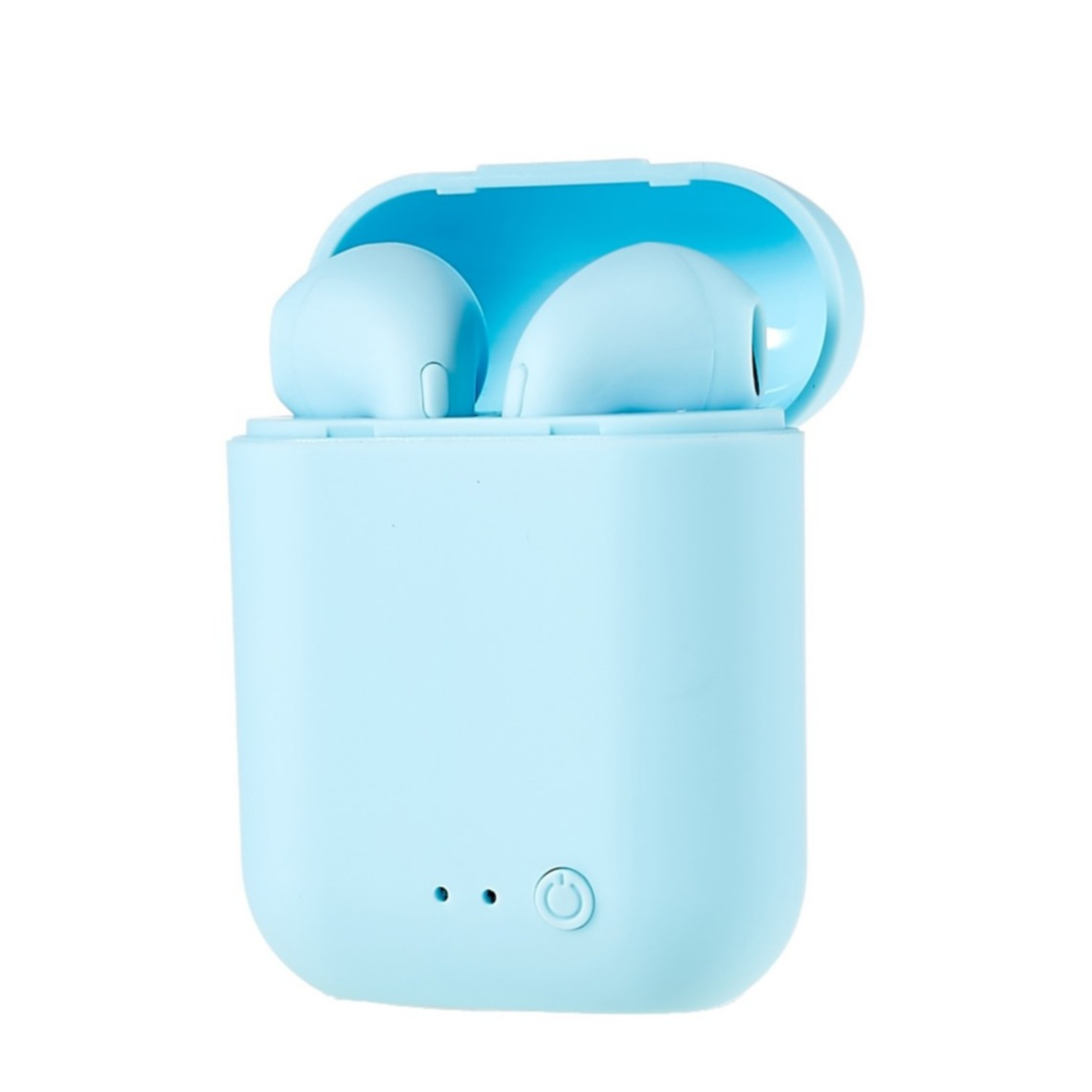 Kabellose TWS Bluetooth 5.0 In-Ear Kopfhörer True Wireless Headset mit Ladecase (300mAh) - Blau