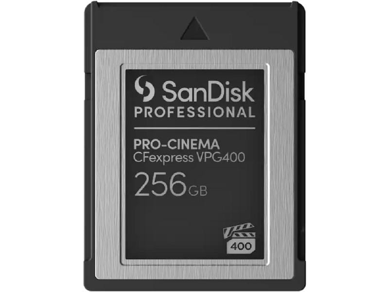 SanDisk CFexpress-Karte PRO Cinema Type B 256 GB Leistungsfähige Speicherkarte für professionelle Videofilmer und Fotografen