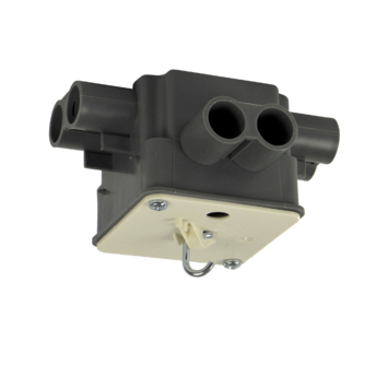Attema Centraaldoos 5/8''   Deksel met Ongelijke Tuiten