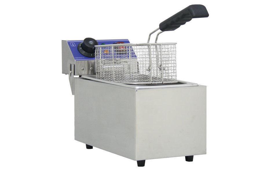 Gastronomie-Fritteuse<br>Mit 6 Liter brutto (3.5 Liter netto) Ölfüllmenge