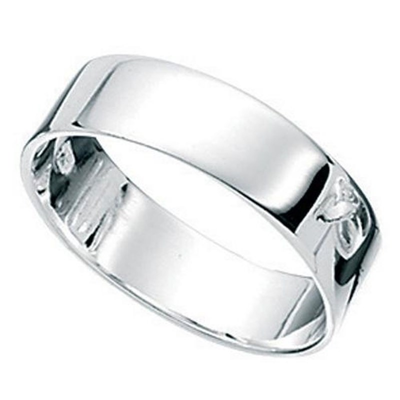 Bague anneau en argent 925/1000