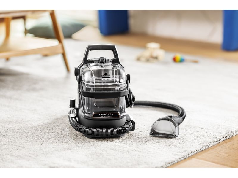 BISSELL Fleckenreiniger SpotClean HydroSteam Select Schwarz Polster- und Teppichreiniger