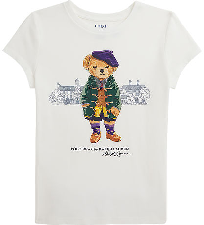 Polo Ralph Lauren T-Shirt - Weiß m. Kuscheltier