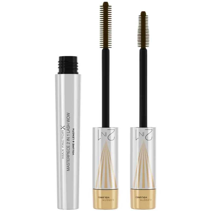 Max Factor Masterpiece 2-in-1 Lash WOW Mascara - Black Brown