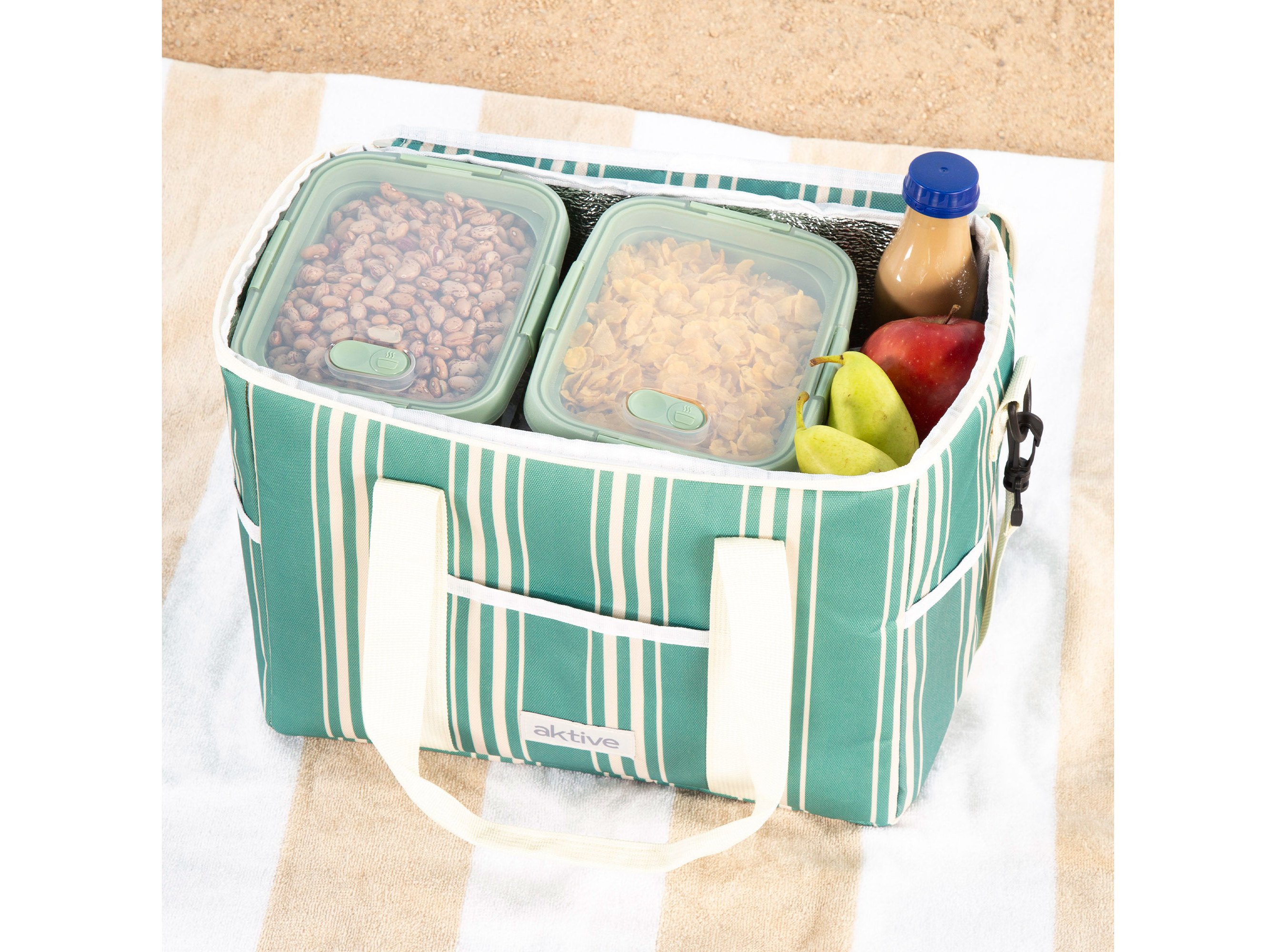 SACO TERMICO AKTIVE VERDE 35X21X25CM