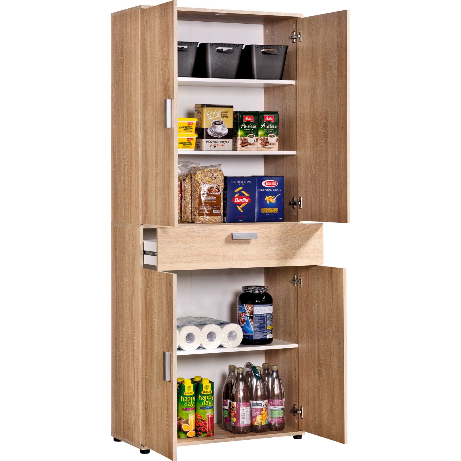 Mehrzweckschrank Kreta 5 Dekor Eiche Sonoma 75 x 184 x 35 cm