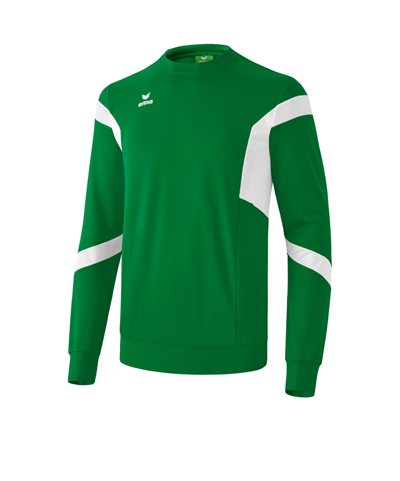 Erima Classic Team Sweatshirt Kids Grün Weiss