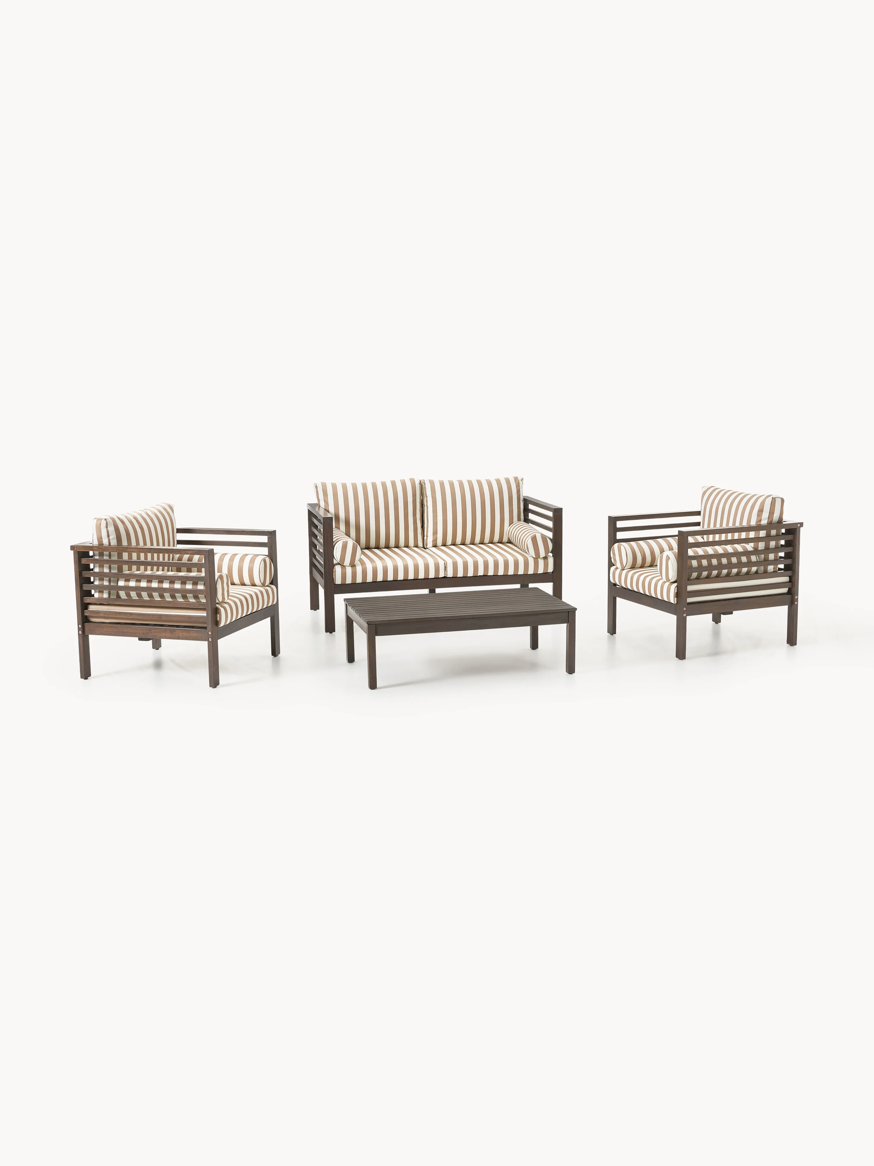 Tuin loungeset Bo van acaciahout, 4-delig