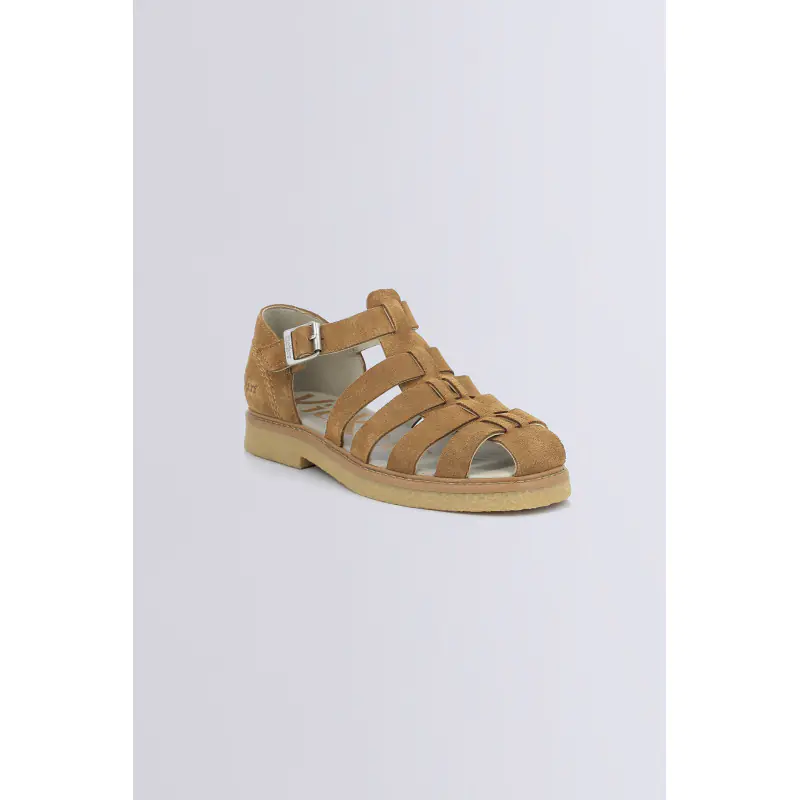 Kick lergo Camel SANDALES Cuir Femme