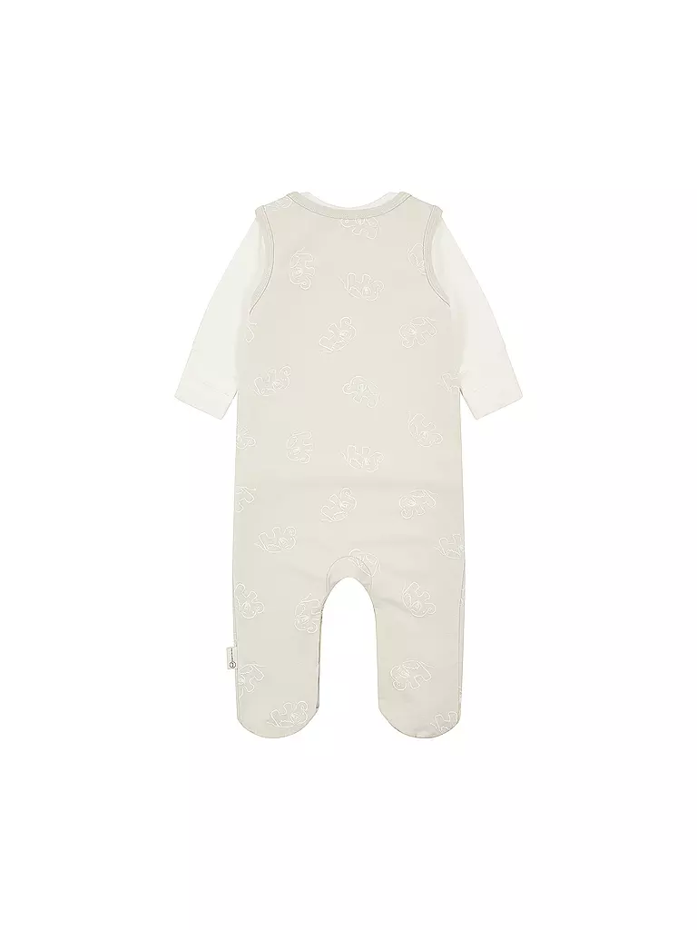 STEIFF Baby Set 2tlg Strampler und Langarmshirt  hellgrau