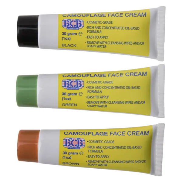 BCB -  BCB Tarncreme Tuben-Set braun / oliv / schwarz