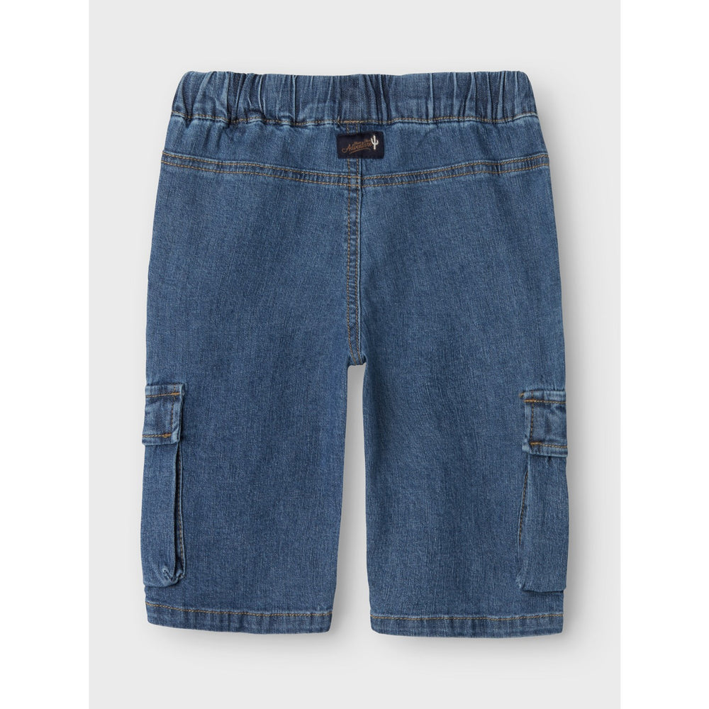 Køb Name It Dark Blue Denim Ben Jogger Denim Knickers