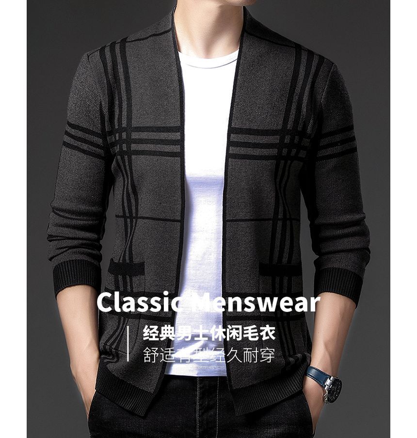 Fireon - Geruite open voorkant cardigan