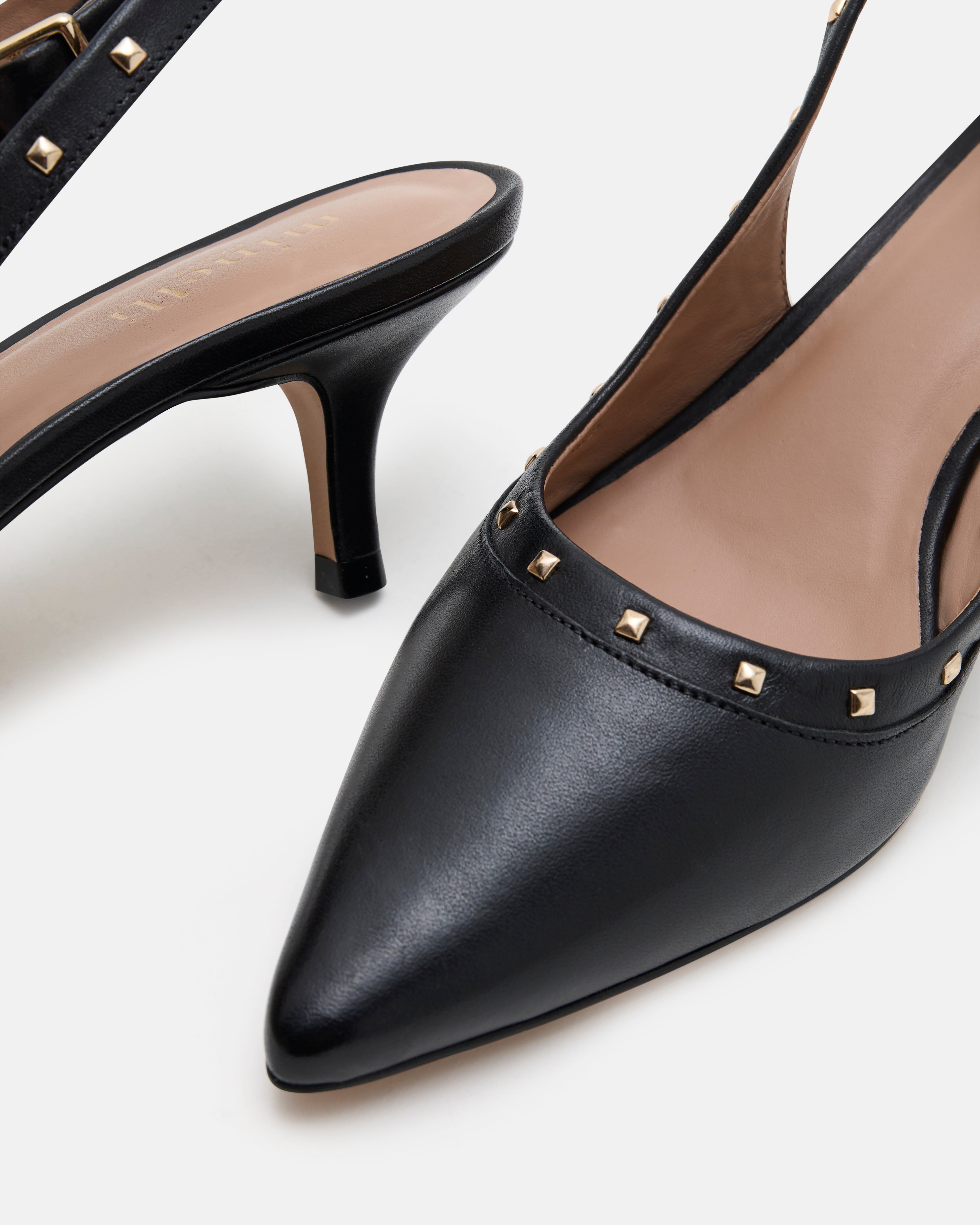 ESCARPINS ALICE/CLOUS NOIR