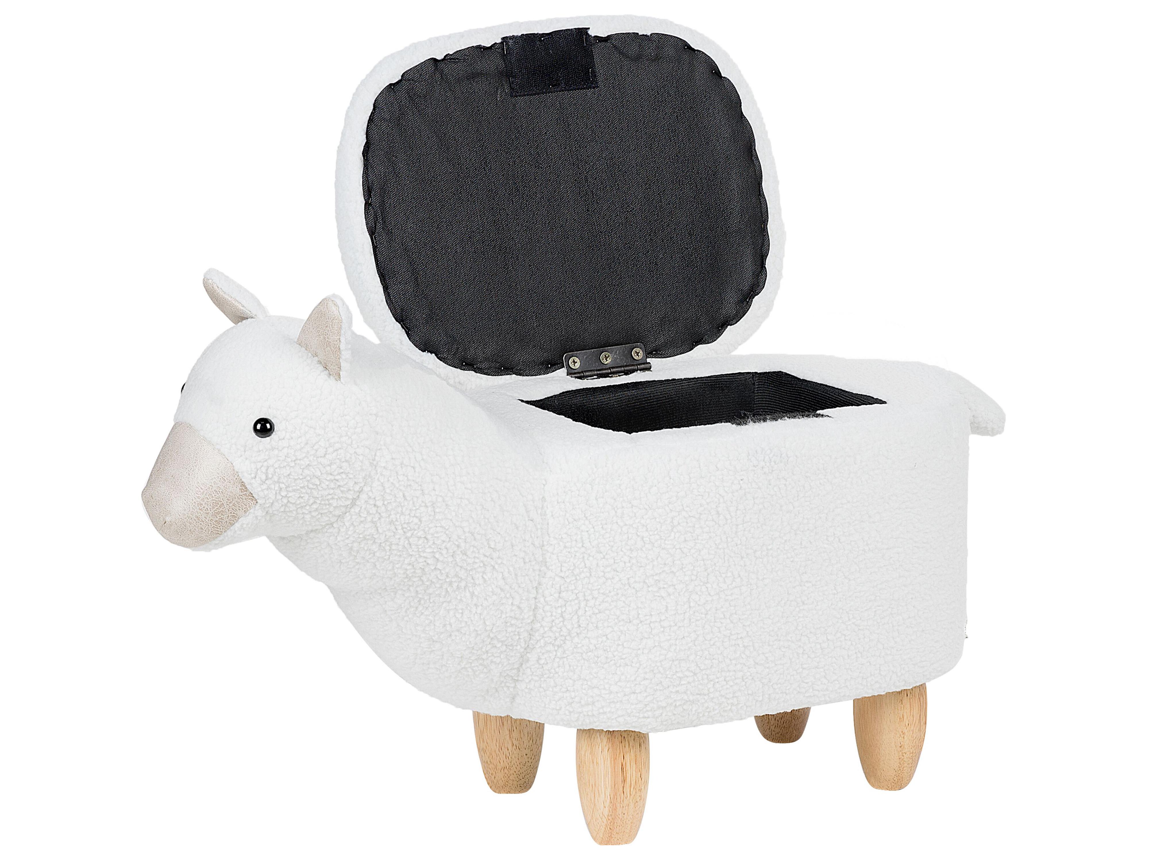 Dierenpoef met opbergruimte ALPACA Stof Wit Alpaca