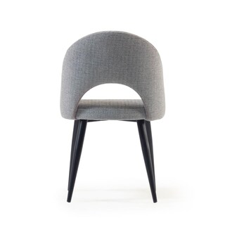 Kave Home Stuhl MAEL grau/mattschwarz