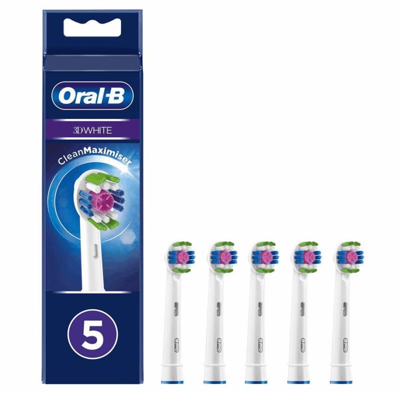 Oral-B 3D White Opzetborstels 5 Stuks