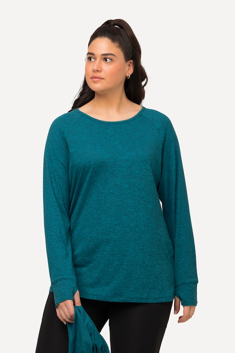 Sweater, Loop, Rundhals, Langarm, extraweich, Daumenloch
