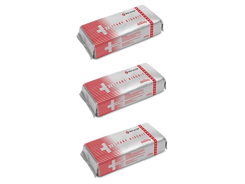 Kambly Guetzli Army-Biscuits 3 x 100 g Extra knusprige und nahrhafte Kekse