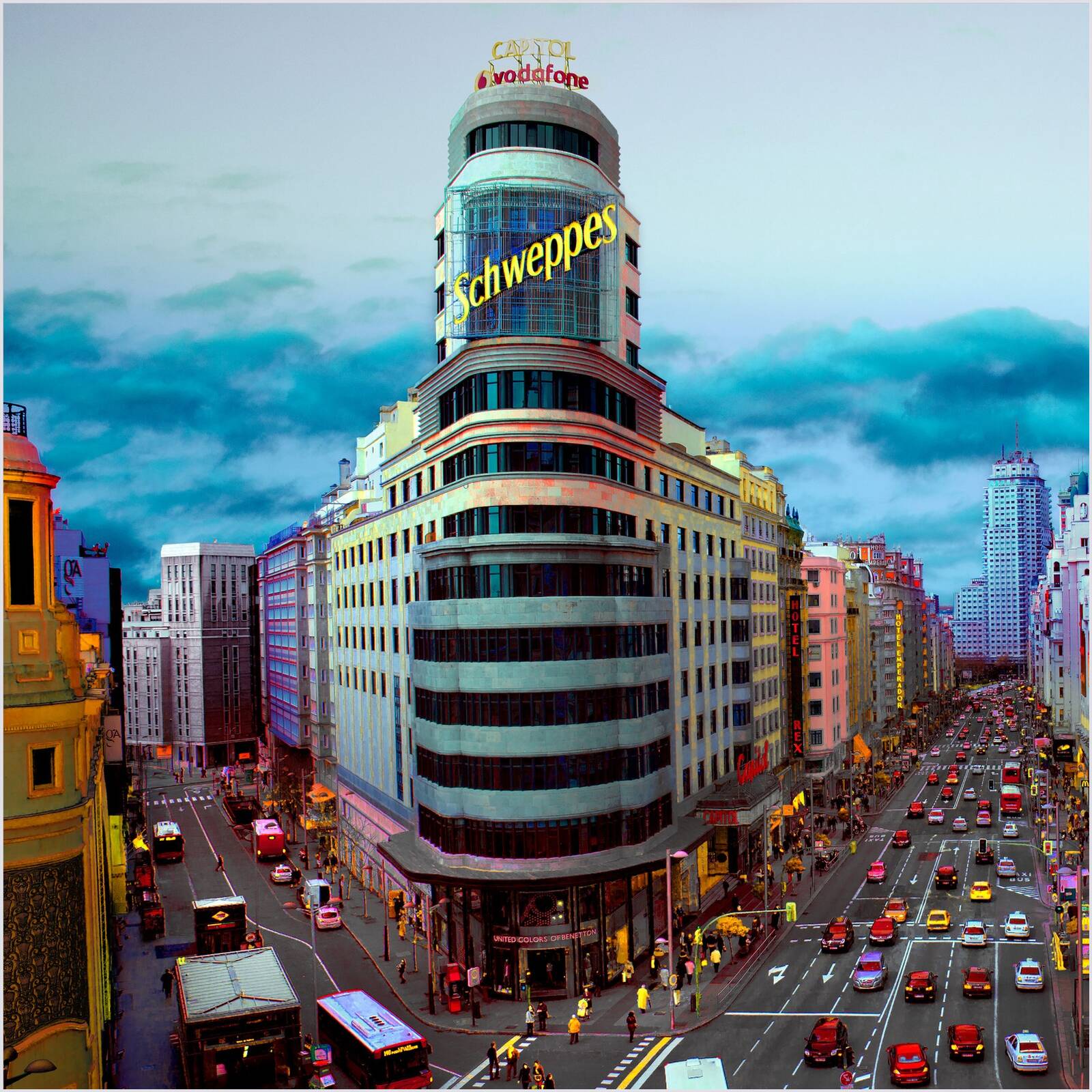 Capitol azul by Leticia Felgueroso - Limited Edition. Edition of: 150. Signed.