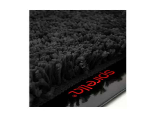 Tapis de bain Microfibre HIGHLAND 80x150cm Noir Spirella