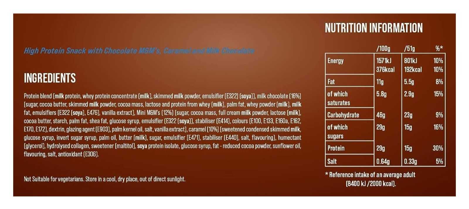 Mars M&M's HiProtein 51g
