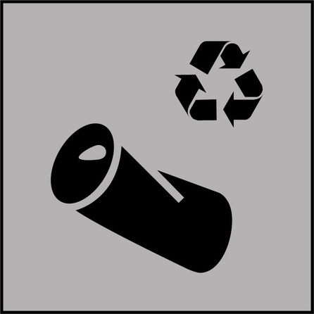 Panneau Tri Selectif - Recyclage canette - PI PF 063 - ISO 7001
