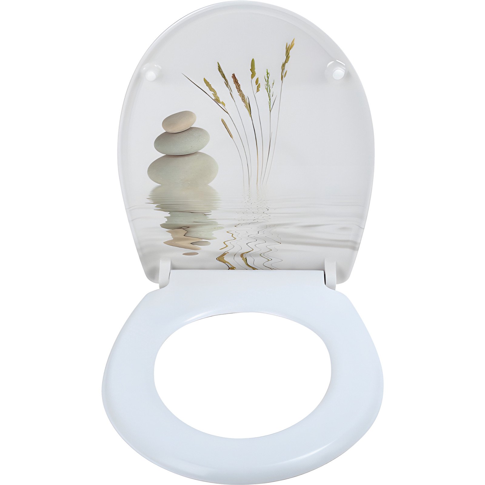 WC-Sitz Duroplast Schilf Stone mit Absenkautomatik