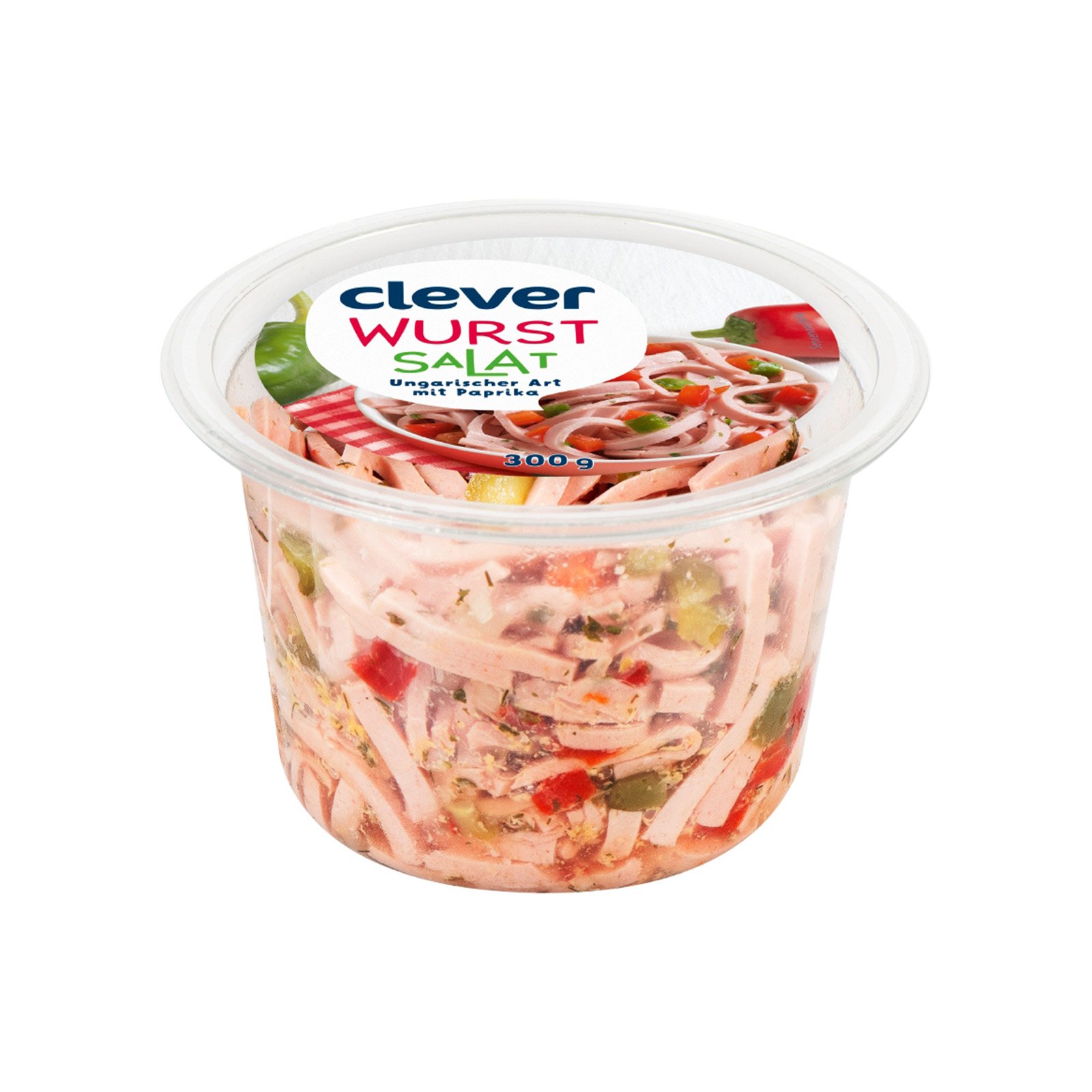 Clever Wurstsalat Ungarischer Art mit Paprika