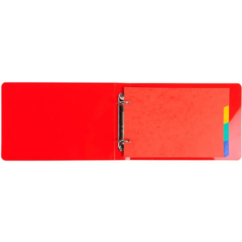 Classeur 2 anneaux cartonné pour fiches bristol Exacompta A5 - Dos 4 cm