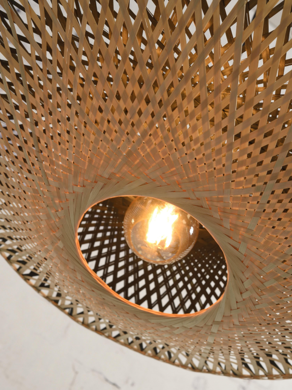 Good&Mojo Kalimantan vloerlamp small naturel