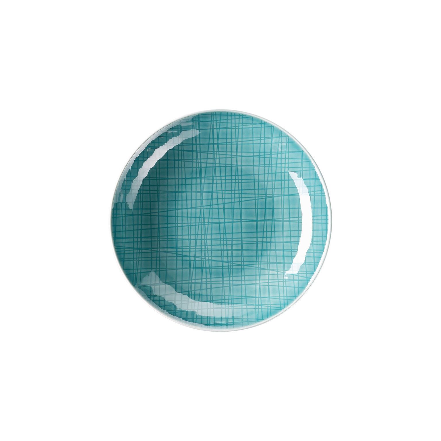 Mesh Colours Aqua Teller 19 cm tief