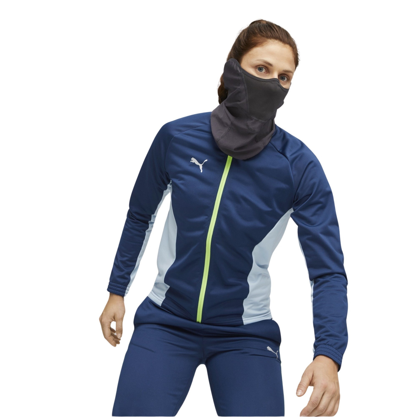 PUMA Face Mask individualWinterized Zwart Wit