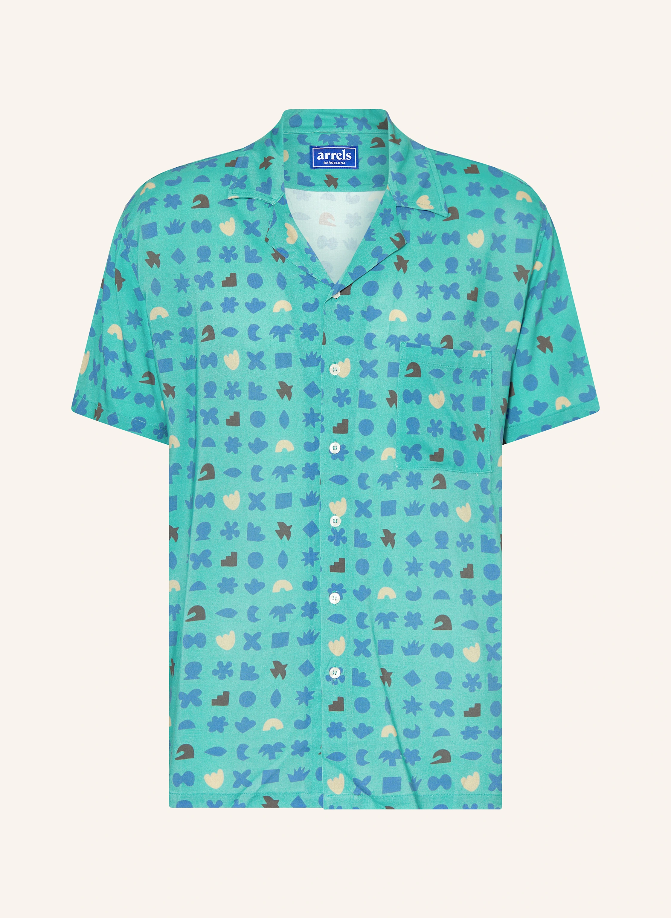 arrels BARCELONA Resorthemd LIGHT BLUE LUCKY CHARMS × MARY Comfort Fit