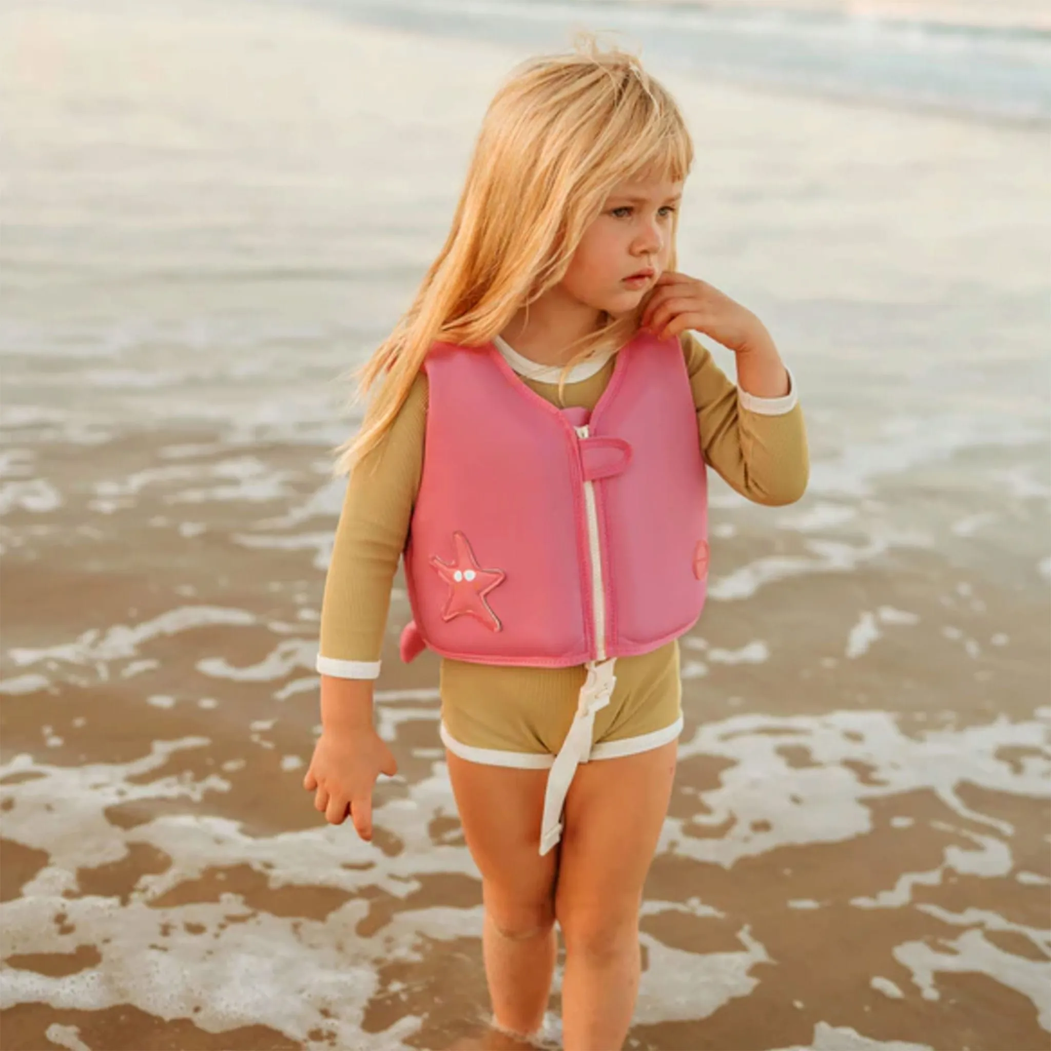 Sunny Life Veste de Nage 1-2ans - Rose Ocean Treasure
