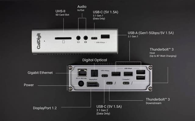 Caldigit TS3 Plus Docking Station Thunderbolt 3