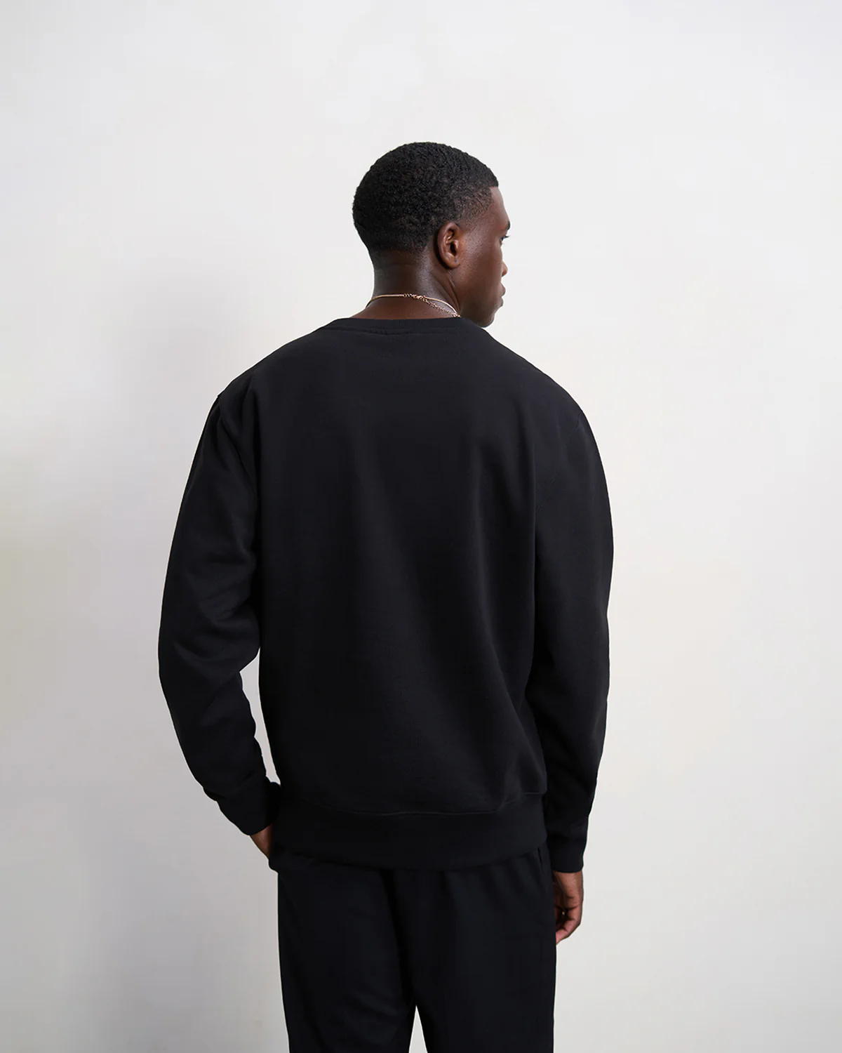 Sweatshirt Gowtu Tonal Black