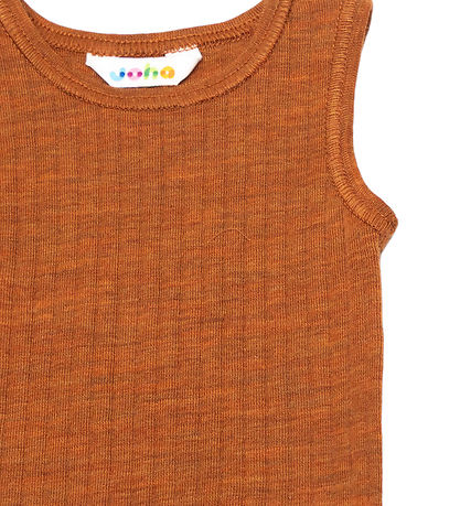 Joha Body ohne Ärmel - Wolle - Orange